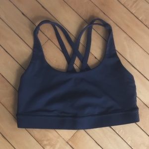 Lululemon black Energy jog bra